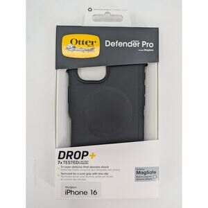 OtterBox Defender Pro for MagSafe for iPhone 16 Black Case NEW